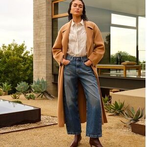 AG Hattie High Rise Wide Leg Barrel Jeans